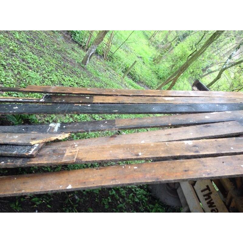 Reclaimed old pine victorian floorboards flooring shepherds hut?
