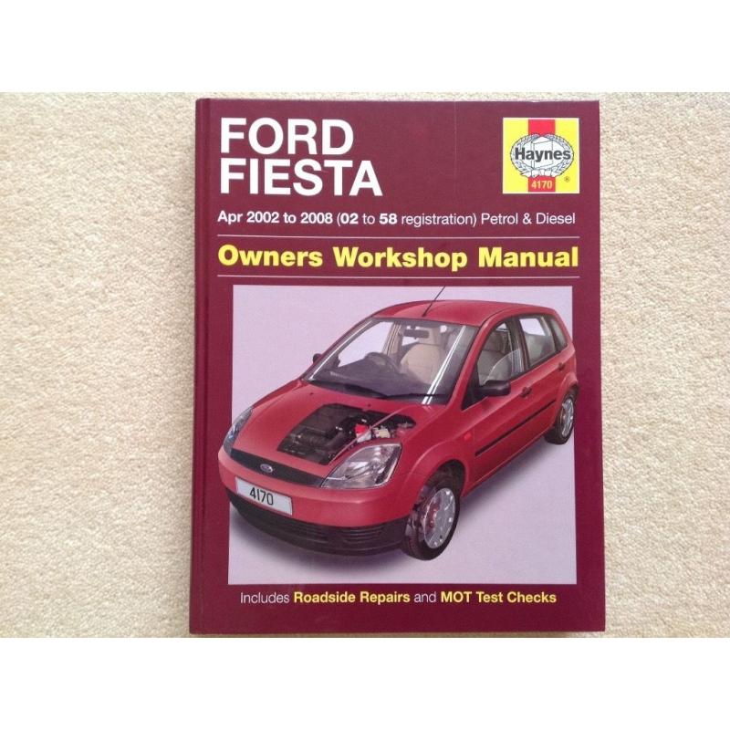 Haynes Manual - Ford Fiesta 02-08 (02-58 reg)