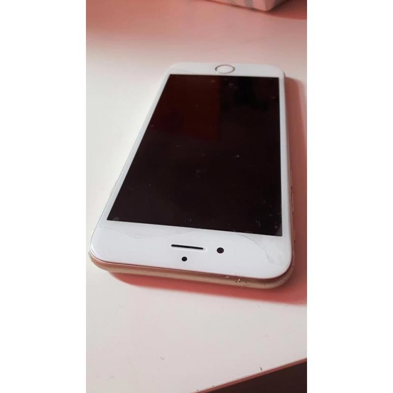 Apple iPhone 6 Gold unlocked to any sim 16gb new screen done swap for s6 edge