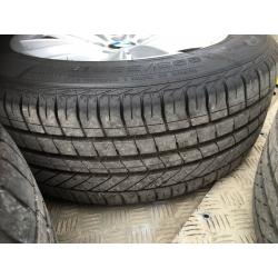 Bmw 520 f10 Alloys 17" 225-55-R17 Goodyear Runflats tyres great condition set of 4