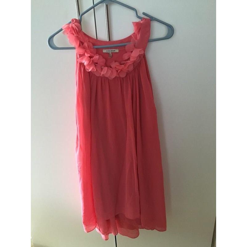 Coral swing dress size 10