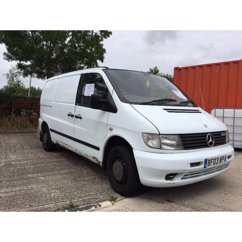 Mercedes-Benz VITO NO VAT !!! 112CDi, 120600mls Next MOT due 09/01/2017, 2 Keys, V5, Ready to Work.