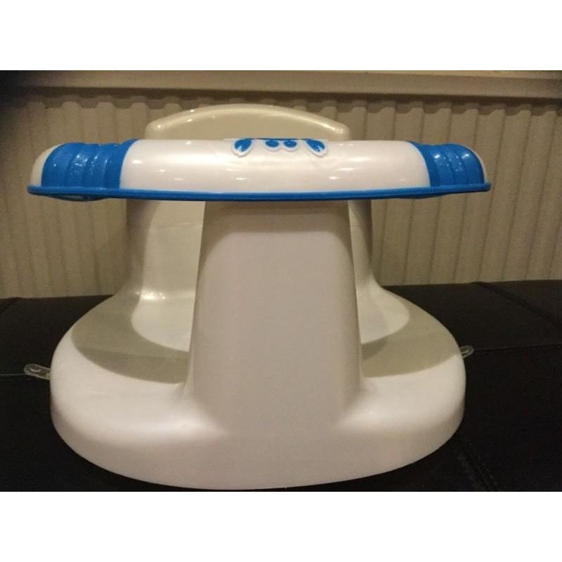 Baby way bath seat white