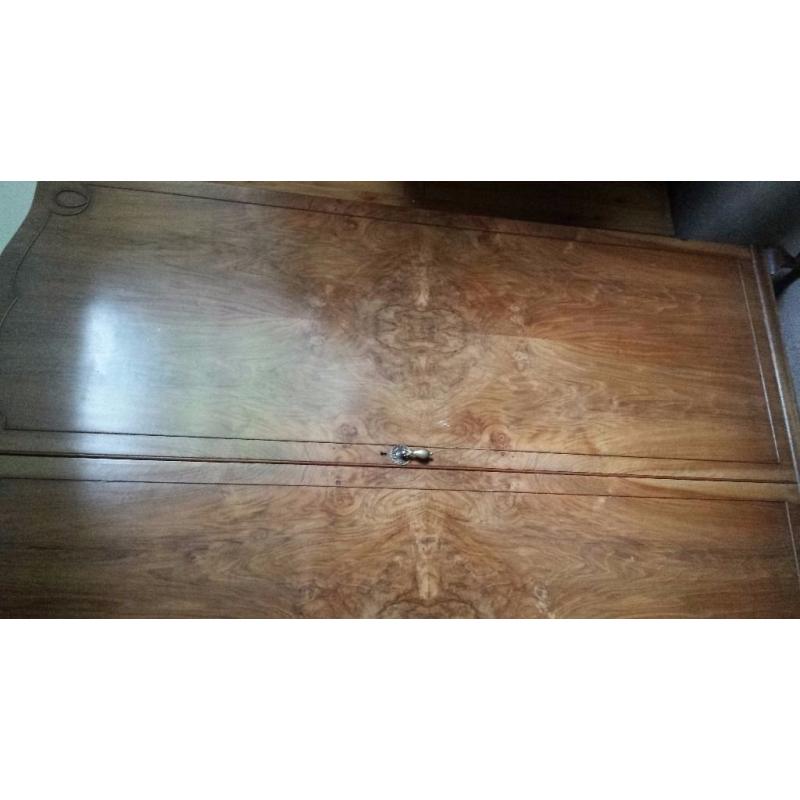 Quality Yew Double Wardrobe