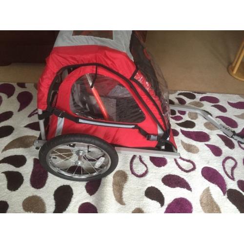 Bike Tag a long/bike trailer seat with harness brand new never used