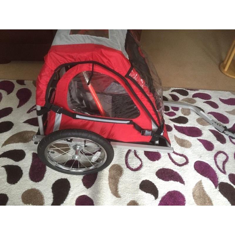 Bike Tag a long/bike trailer seat with harness brand new never used