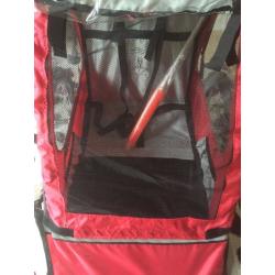 Bike Tag a long/bike trailer seat with harness brand new never used