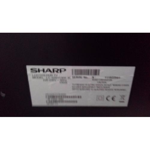 sharp tv 32 inch ( including dvd & 2 leads scart&hmdi) without remote control