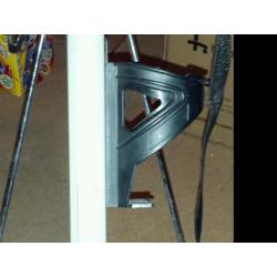 Golf slazanger pull trolley with scorecard holder and drink holder.