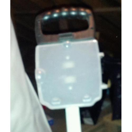 Golf slazanger pull trolley with scorecard holder and drink holder.