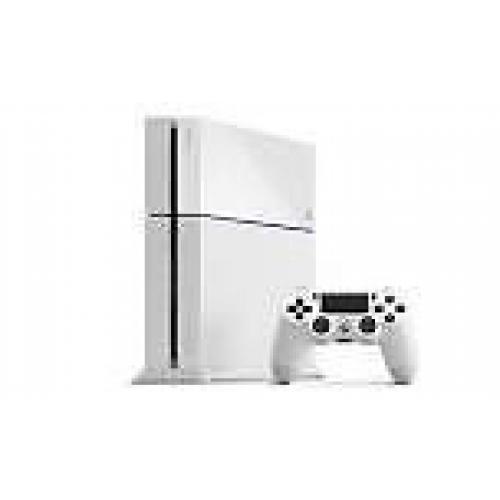 White 500 Gb PS4 with 2 controllers. (Boxed) (No swaps)