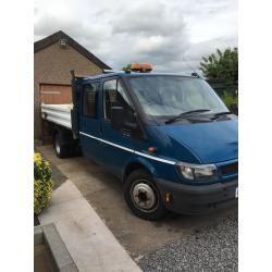 Ford transit 135 crew cab pick up