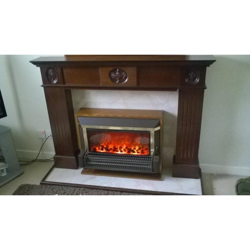 electric fire and surround