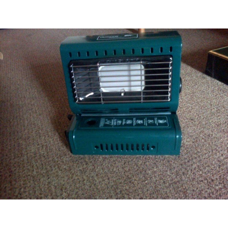 Portable Gas Heater Boxed as new with 5 gas refills