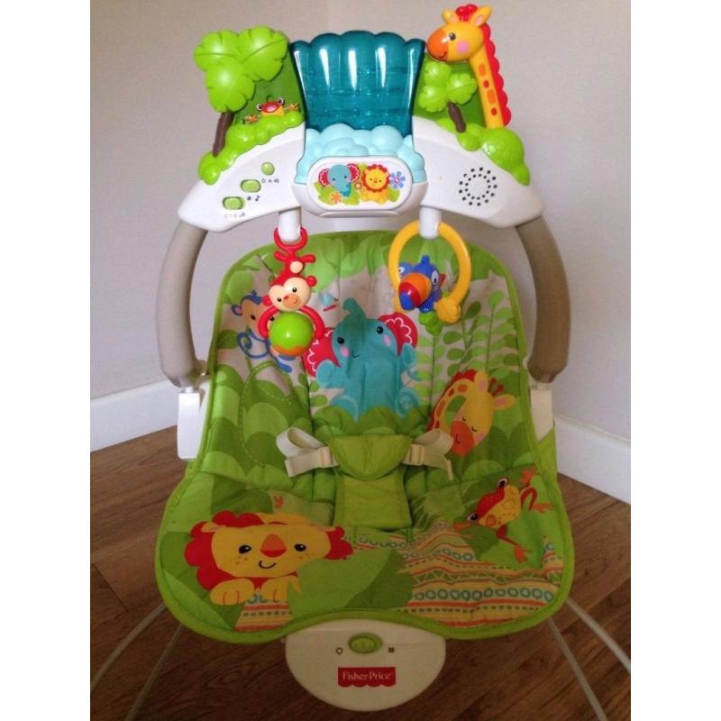 Fisher-Price Rainforest Friends Deluxe Bouncer