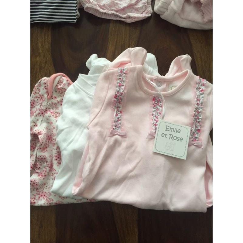 52 piece baby girl clothes bundle (age 3-6 months)