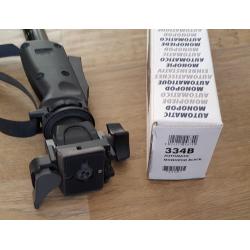 Manfrotto 334B Monopod complete with Tilt head and camera mount