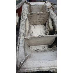 Fibreglass very heavy ideal for fish pond raised planters
