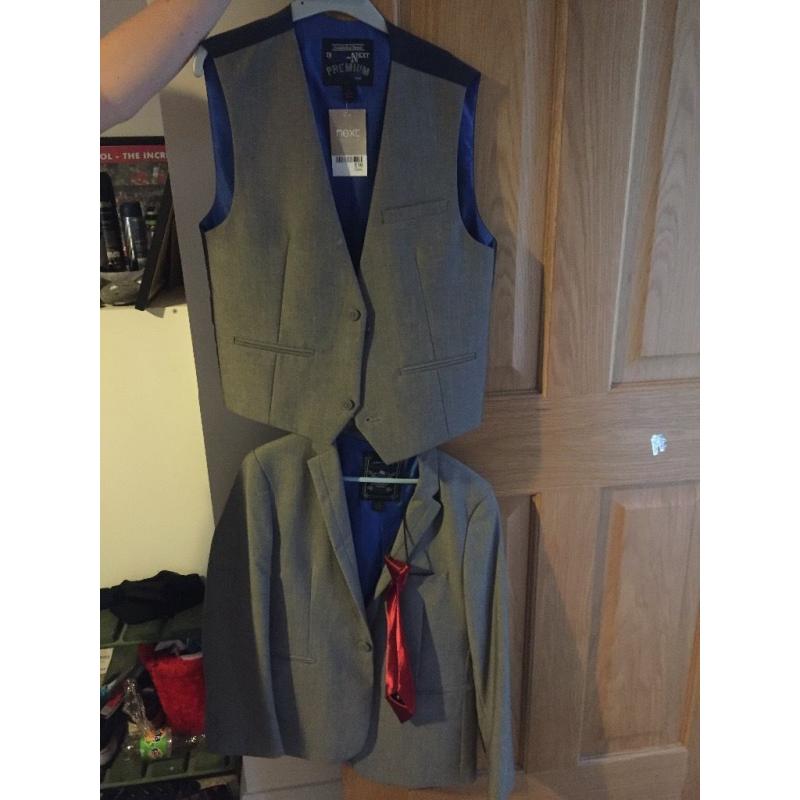 Suit jacket and waistcoat and shirts