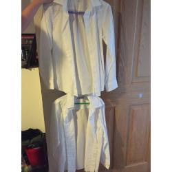 Suit jacket and waistcoat and shirts