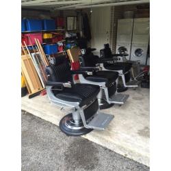 3 Belmont Apollo 2 barbers chairs with head rests