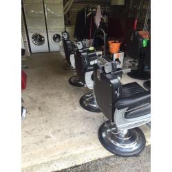 3 Belmont Apollo 2 barbers chairs with head rests