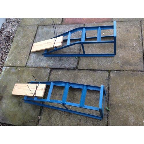 2.5 Tonne Ramp Extra Wide Heavy Duty Pair Car Maintenance Ramps