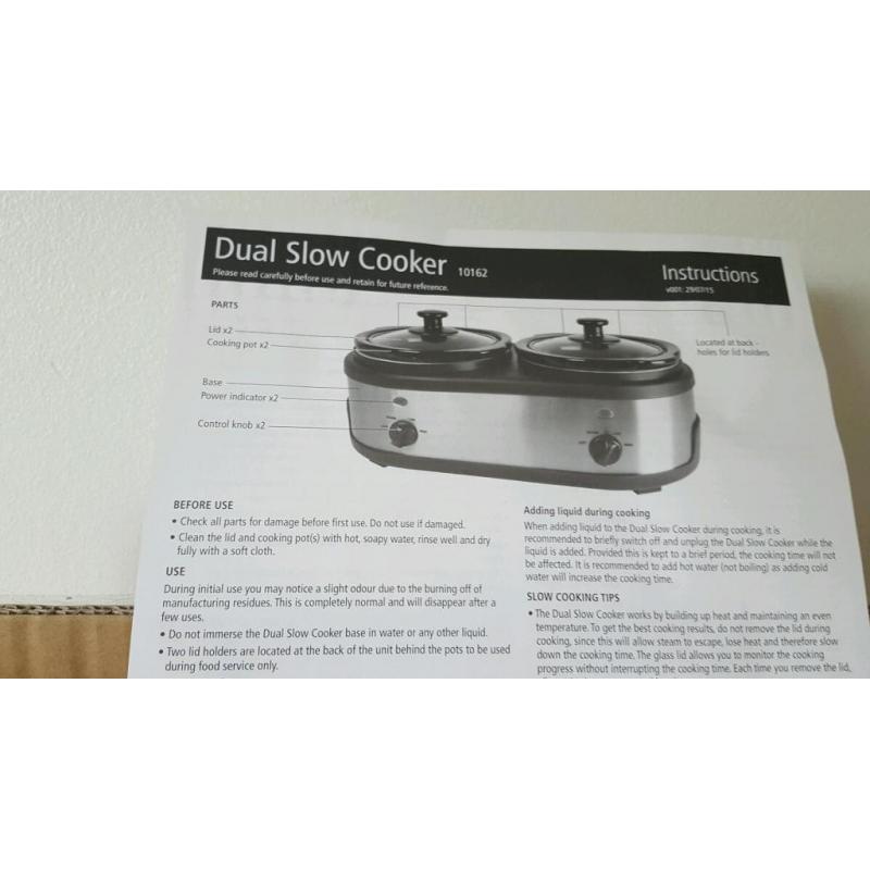 Coopers dual slow cooker