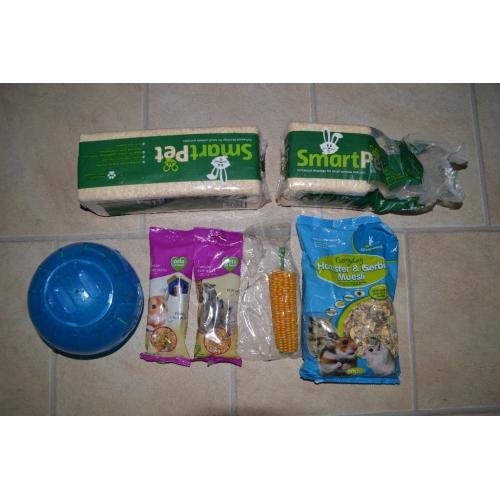 Large Hamster cage and accessories,food, bedding etc. for sale