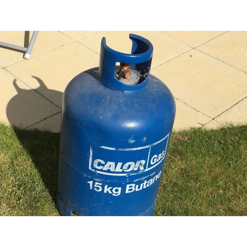 Calor 15 Kg BUTANE gas cylinder with 1/8 content