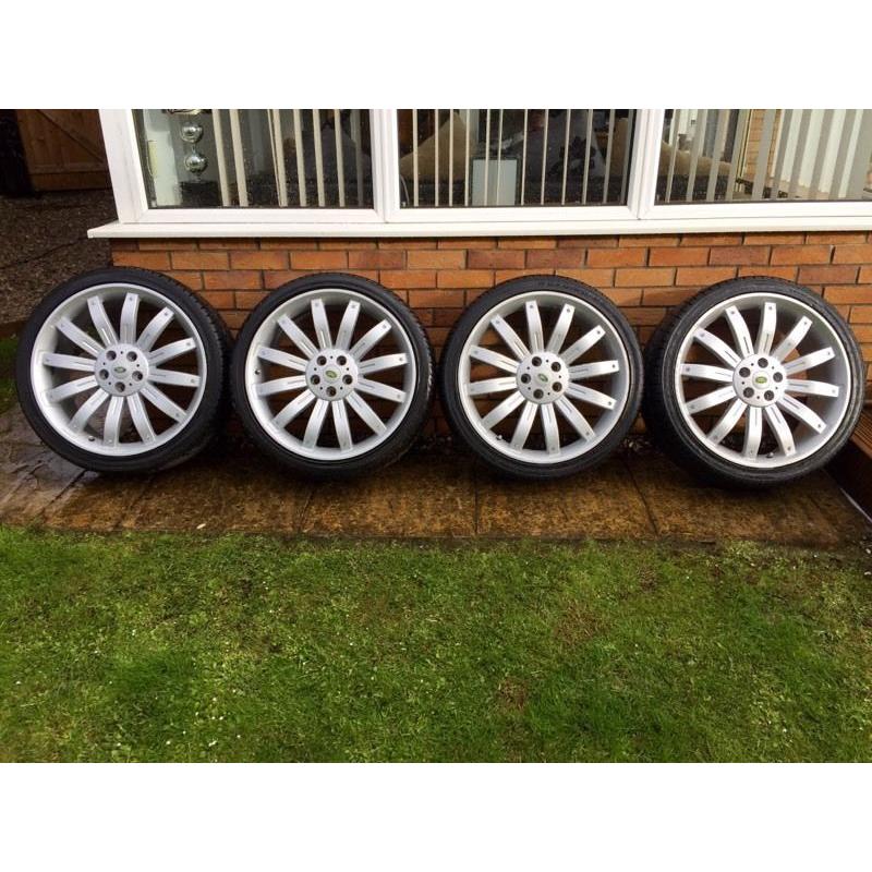 Range Rover 22" Overfinch Tiger Style Alloys