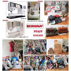 JOB LOT - BERNINA 830 200 SEWING EMBROIDERY MACHINES PFAFF OVERLOCKER CRAFT DRESSMAKER SUPPLIES