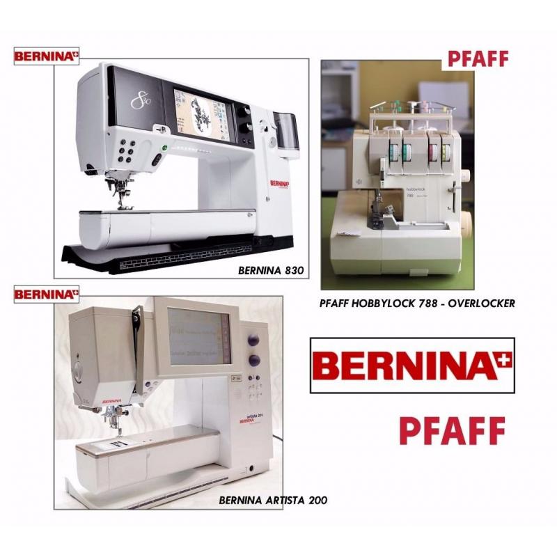 JOB LOT - BERNINA 830 200 SEWING EMBROIDERY MACHINES PFAFF OVERLOCKER CRAFT DRESSMAKER SUPPLIES