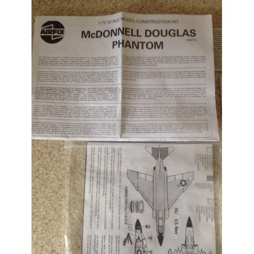 Airfix Model McDonnell Douglas Phantom F-4 Fighter Jet