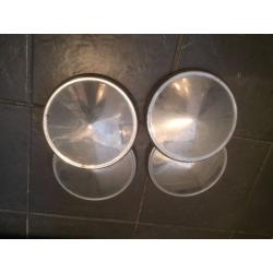 Ford Cortina Mk 3 chrome hub caps