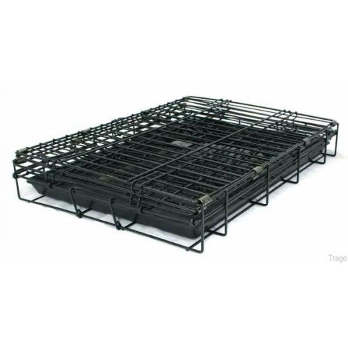 Big black metal dog cage