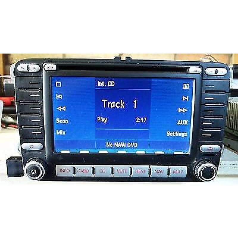 GENUINE VOLKSWAGEN/VW PASSAT/GOLF/TOURAN/CADDY MFD 2 DVD SAT NAV