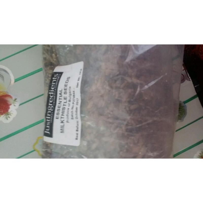 Milk thistle 400g, dandilion root, barley grass 500g