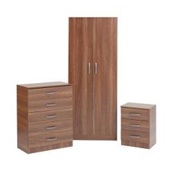 BRAND NEW- Fully Assembled Wardrobe Set with Chest and Side Table - SAME/NEXT DAY DELIVERY!