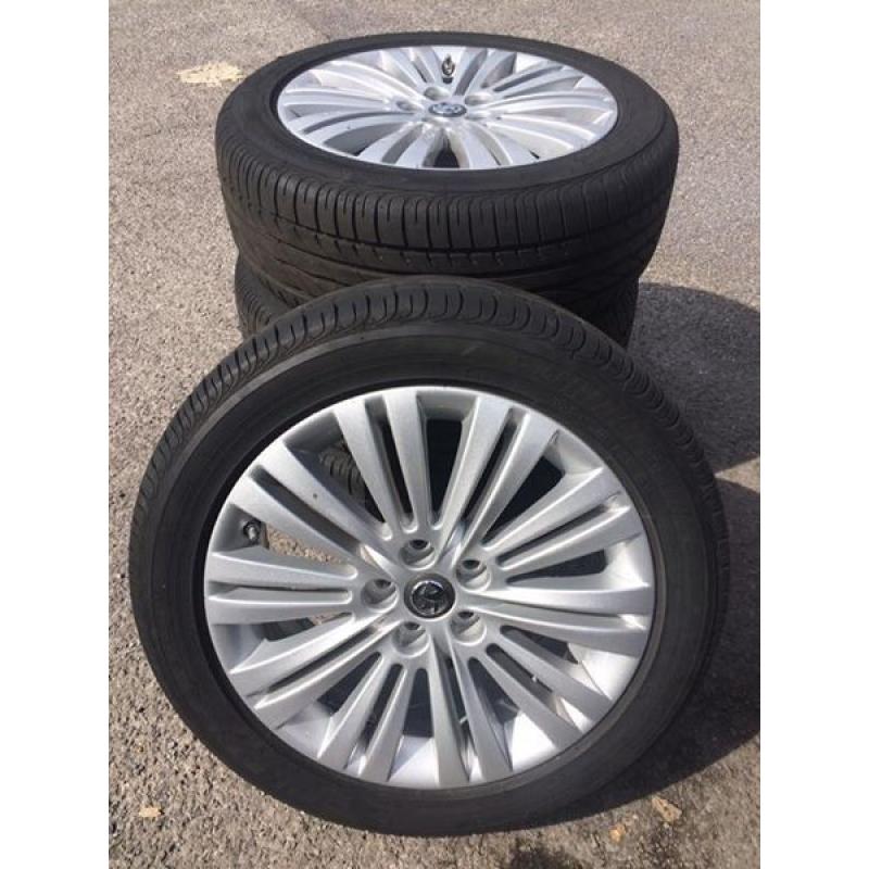 17" vauxhall 2016 original alloys new with bridgstone tyres BARGAIN PRICE