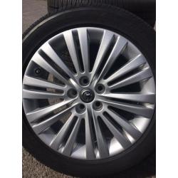 17 vauxhall 2016 original alloys new with bridgstone tyres BARGAIN PRICE