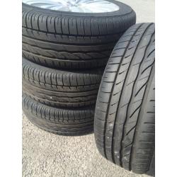 17" vauxhall 2016 original alloys new with bridgstone tyres BARGAIN PRICE