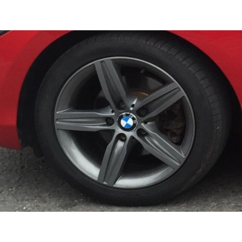 Bmw 1 series 17 genuine alloy wheels for sale...