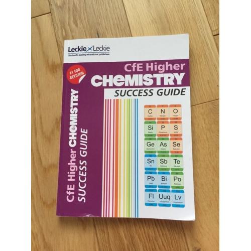 CfE higher chemistry success guide
