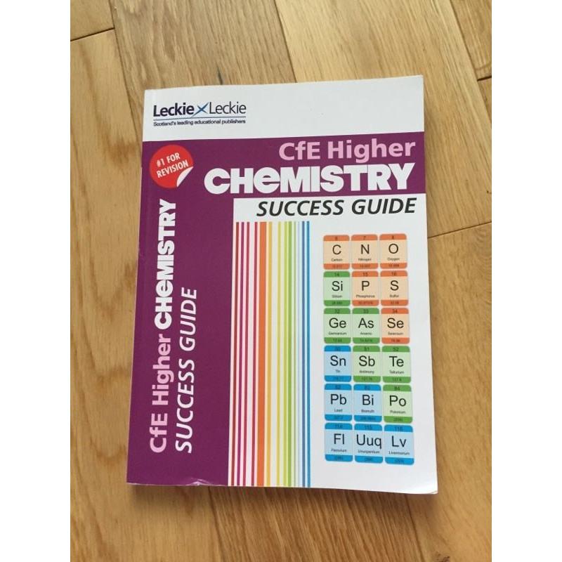CfE higher chemistry success guide