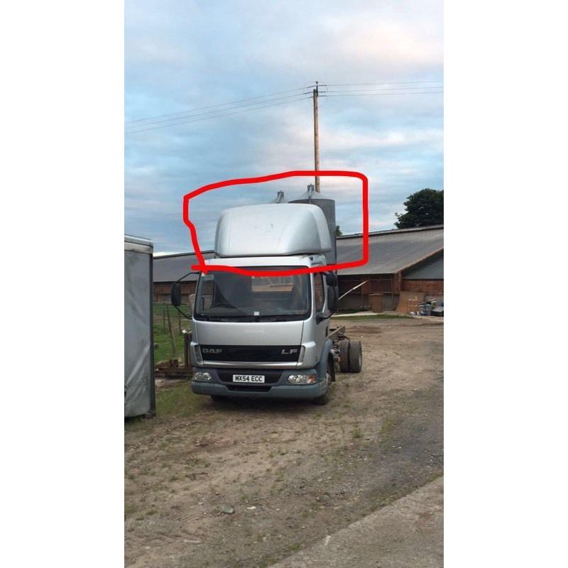 Lf45 daf roof wind kit/ visor cheap