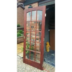 Hardwood 12 Panel Glazed Door