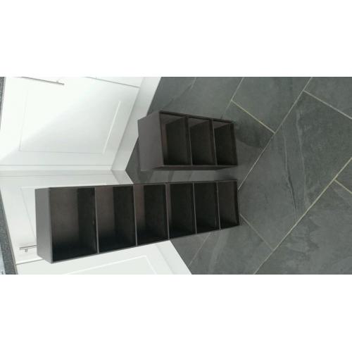 Brown cd/ dvd storage