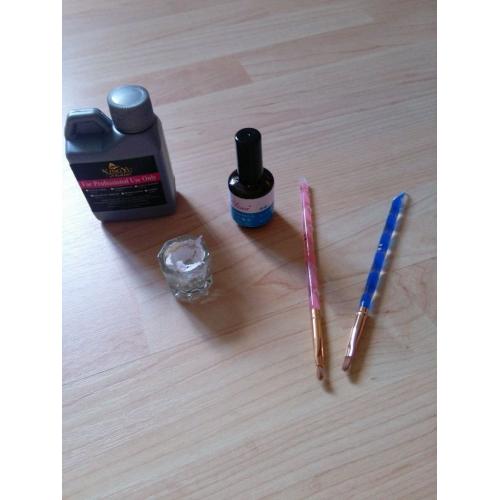full acrylic nail set