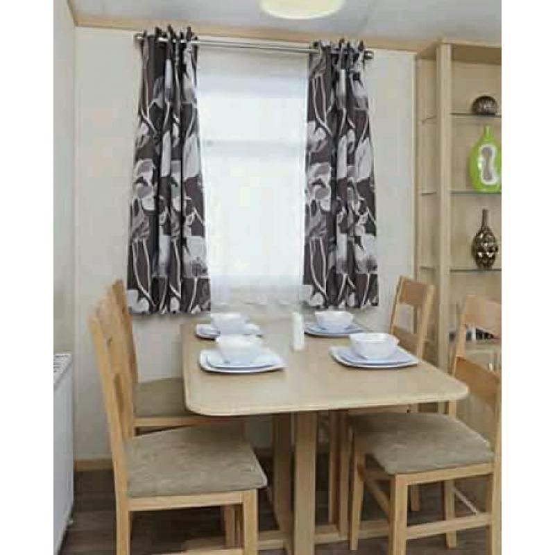 6 berth static caravan at Trecco Bay
